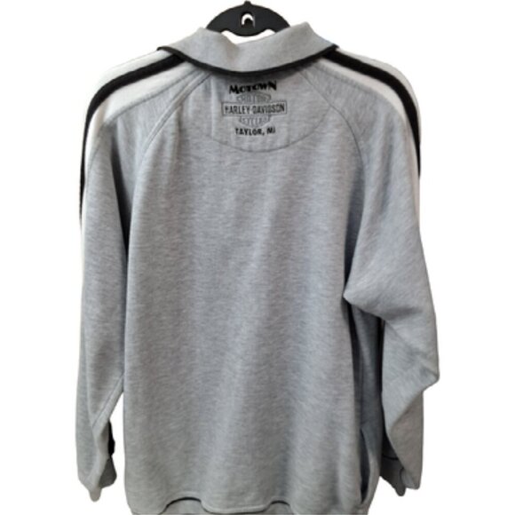 Harley Davidson Zip Collar Sweatshirt With Embroidery - Picture 5 of 7